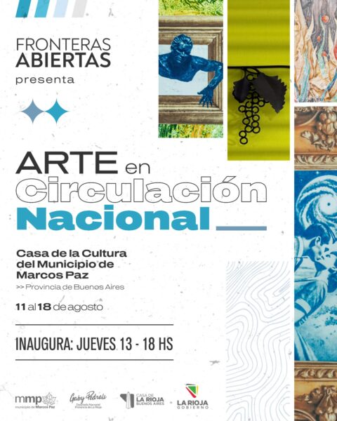 Gabriela Pedrali lleva a Marcos Paz, en Buenos Aires, una nueva muestra del programa Fronteras Abiertas