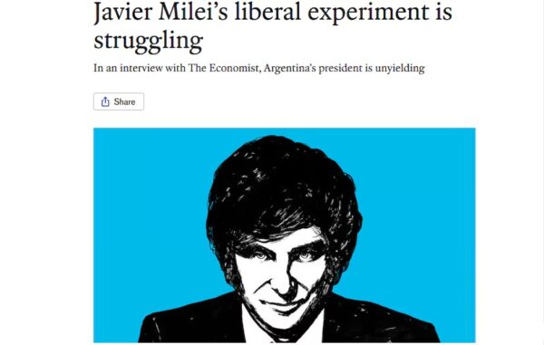 The Economist: El experimento liberal de Javier Milei está teniendo dificultades
