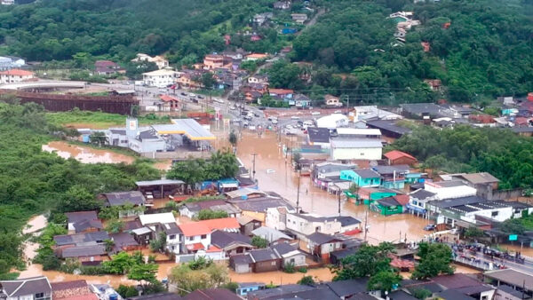 Inundaciones en el sur de Brasil: declaran estado de emergencia en Florianópolis
