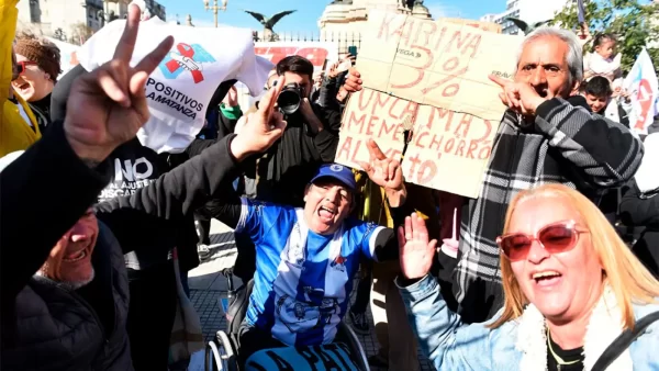 El Congreso argentino revierte el veto de Milei a la ley de discapacidad