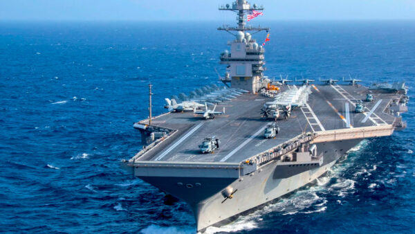 Portaviones estadounidense Gerald Ford, el más grande del mundo, se desplaza hacia América Latina