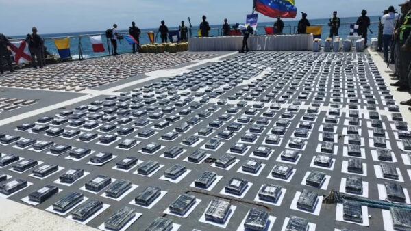 Venezuela reporta incautación récord de drogas en medio de amenazas de EEUU