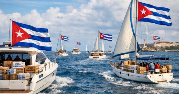 Flotilla humanitaria hacia Cuba: llevará alimentos, medicinas y suministros básicos