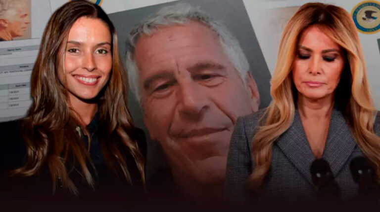 Exmodelo brasileña confronta a los Trump por el caso Epstein