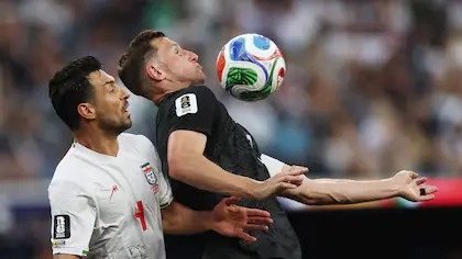 Irán y Nueva Zelanda igualaron en un partidazo