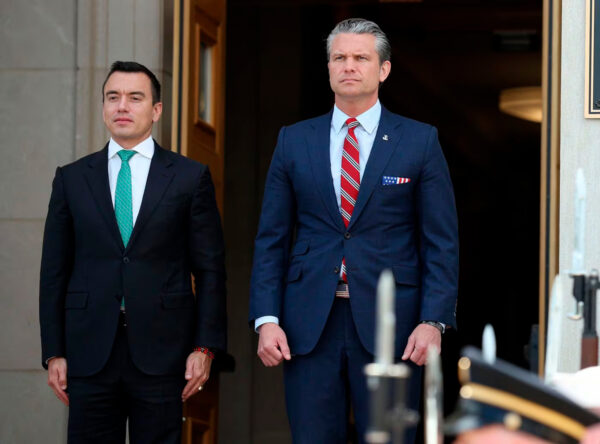 Noboa fue a Washington y recibió elogios: “Ud ha sido un socio ejemplar de EEUU”