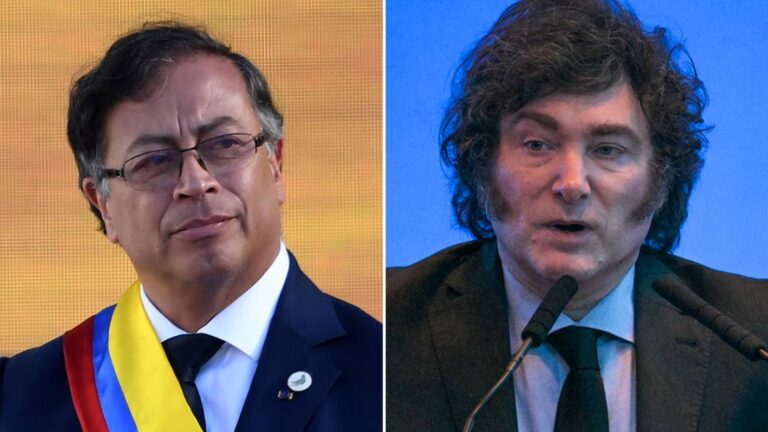 Petro responde a Milei tras apoyo a De la Espriella