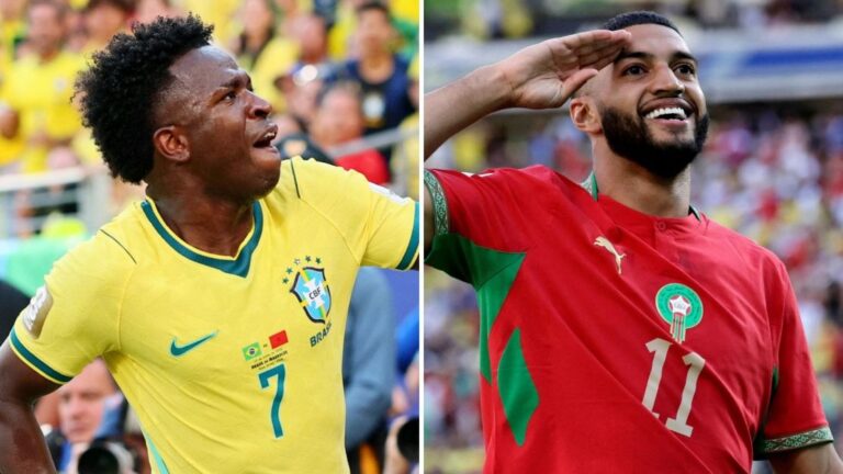 Con dos golazos, Brasil y Marruecos igualaron en su debut