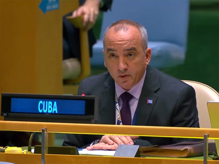 Es “desvergonzado” que Israel cuestione a Cuba mientras enfrenta un amplio rechazo internacional por el genocidio en Palestina