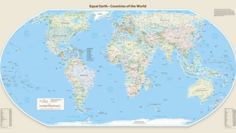La ONU aprobó adoptar un nuevo mapa que hace que nuestro mundo se vea muy diferente