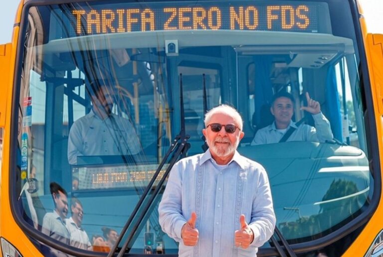 Lula anuncia transporte gratuito para los fines de semana